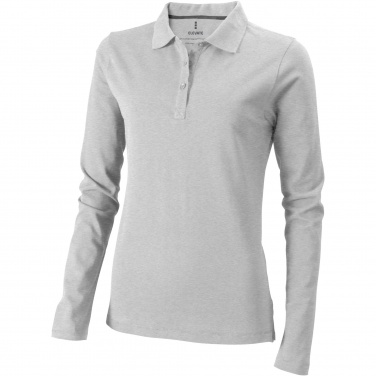 Logotrade corporate gifts photo of: Oakville long sleeve women's polo